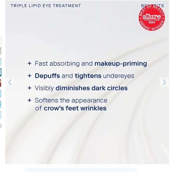 NWT Skin Barrier+ Triple Lipid + Collagen Eye Treatment - Picture 4 of 16